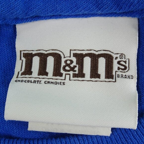 M&M's Cool Blue "M" T-Shirt X-Large - Picture 4 of 5